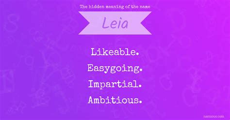 The hidden meaning of the name Leia | Namious