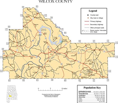 Maps of Wilcox County