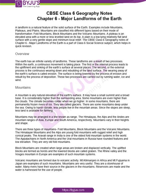 Image result for Geography Chapter 6 Notes