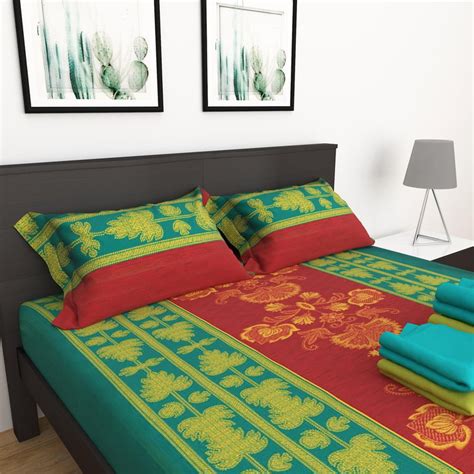 Buy PORTICO Neeta Lulla Printed 7-Piece Bedding and Towel Combo Set ...
