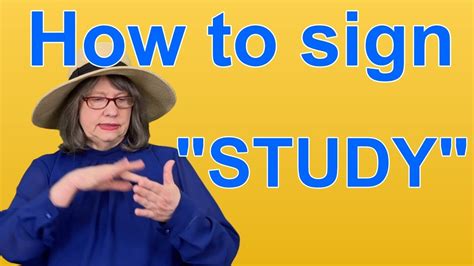 Image result for Sign Language for Study