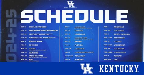 Get Your FREE UK Basketball Printable Schedule 2024 - Printables for ...
