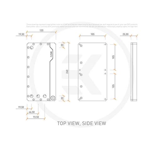 Buy EK Quantum Volume FLT 240 D-RGB - Plexi | Mdcomputers.in