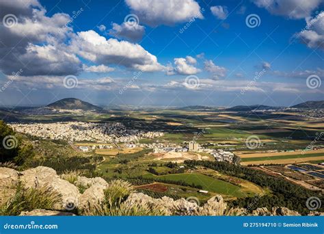 View of the Biblical Mount Tabor, Israel Stock Photo - Image of ...