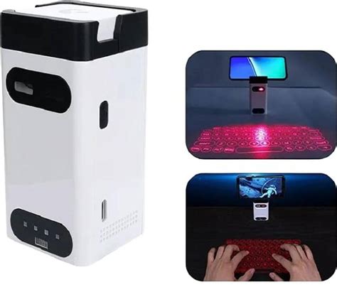 microware M1 Laser Keyboard iPhone Wireless Projection Bluetooth ...
