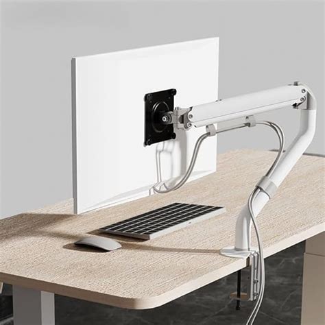 SYGA Adjustable Monitor Arm Stand for 17- to 32-Inch Flat Screen ...