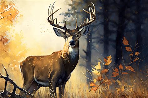 Deer Painting Wallpapers - Top Free Deer Painting Backgrounds ...