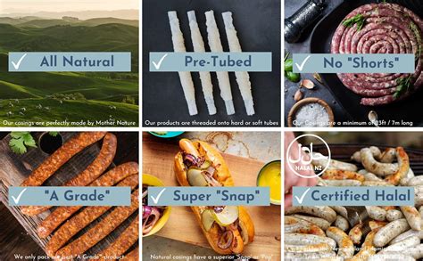 Buy Natural SHEEP Casings for Sausage Making, 32ft of 24-26mm, Perfect ...