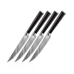 Buy Ginsu Gourmet Chikara Series Forged 4-Piece Steak Knives Set – 420J ...