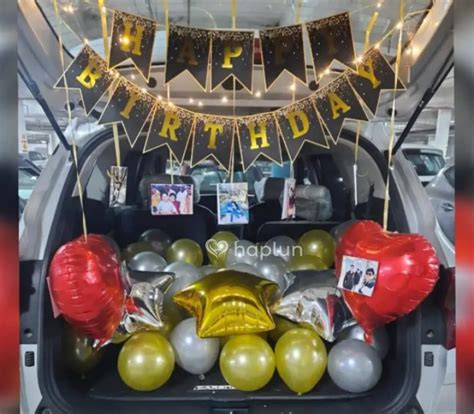 Car Boot Surprise Decoration For Love Birthday Surprise