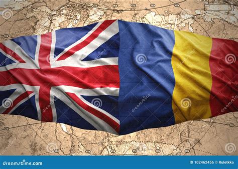 Romania and United Kingdom stock photo. Image of association - 102462456