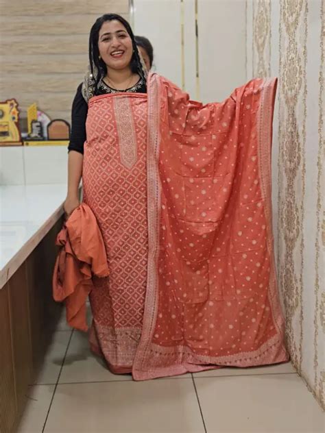 CASUAL WEAR BANARSI UNSTITCHED CHURIDHAR MATERIAL