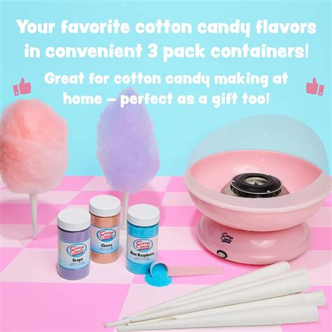 Buy Cotton Candy Express 6006 Fun Pack | Kit Features Cherry, Blue ...