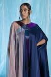 Buy Multi Color Body Satin (90% Viscose 10% Polyester) + Glass Kaftan ...