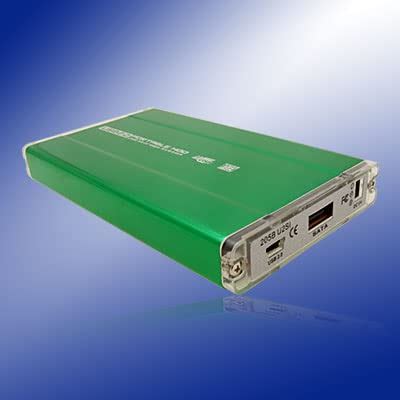 ZHuidjo Green USB 2.0 2.5" SATA HDD External Enclosure Hard Drive Case ...