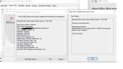 Image result for ODBC Connection to Azure SQL Database