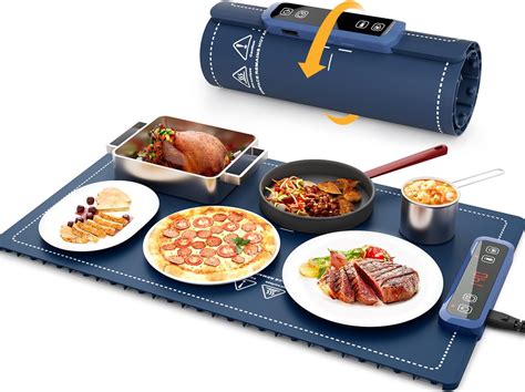Amazon.com: Food Warming Mat - Electric Warming Tray, 9 Temperature ...