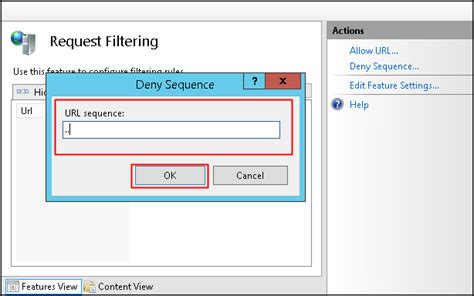 How to setup request filtering rules in IIS - Diadem Technologies ...