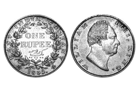 One Rupee, East India Company, William IIII, 1835