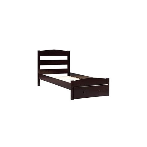 Bed Frame Twin With Storage Drawer,JULYFOX Pine Wood | Ubuy India
