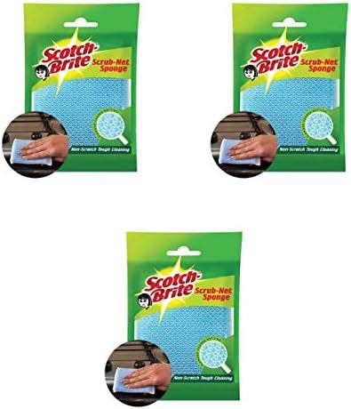 Scotch Brite Scrub Sponge 3N-Pack of 3 : Amazon.in: Home Improvement