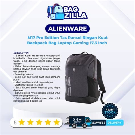Alienware M17 Pro Backpack 的图像结果