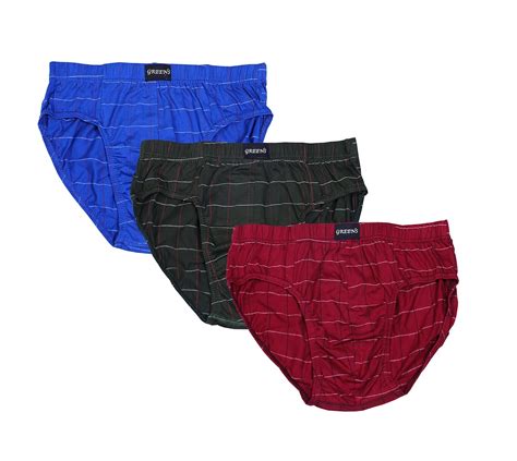 Buy GREEN TEE Men Striped Briefs - Pack of 3 Multicolour at Amazon.in