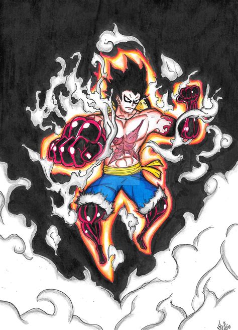 Luffy Gear 4th Snake-Man by ssob92 on DeviantArt