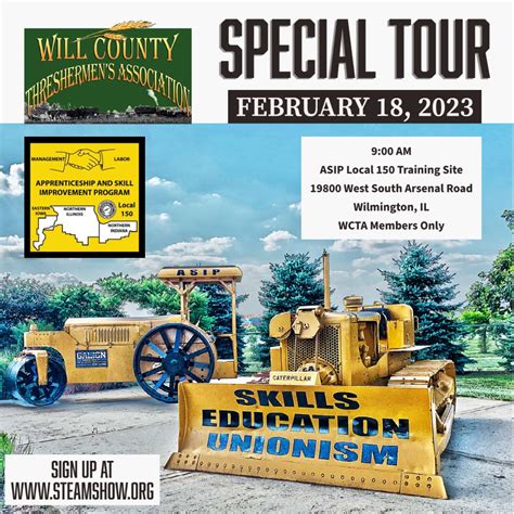 2023 Member Tour of ASIP Local 150 — Will County Threshermen's Association