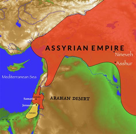 Israel Assyrian Empire Map Assyria | History, Map, & Facts