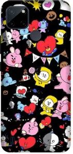 Vinsmoke Back Cover for Realme C25Y BT21, BTS, koya, RJ, Shooky, Mang ...