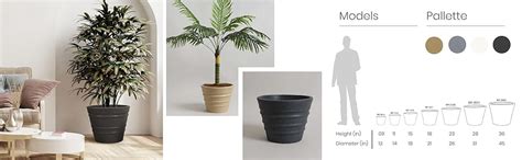 YUCCABE ITALIA Fox B BR 14 Inches White Round Planter Suitable for ...