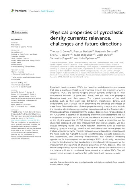 Image result for Pyroclastic Density Currents PDC's