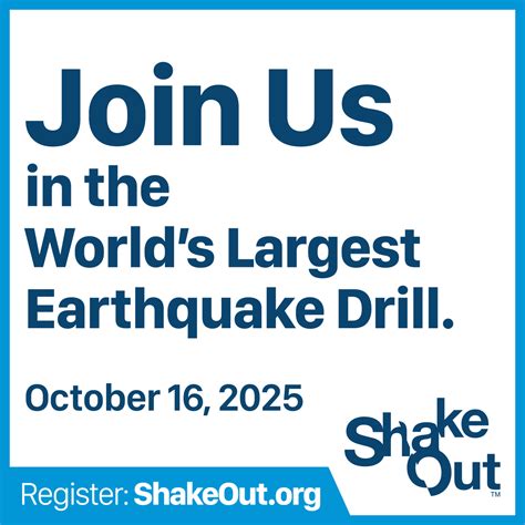 Great California ShakeOut Drill is Coming | South Pasadena Middle School
