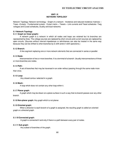 ECA(U3) - UNIT-3 - UNIT- III NETWORK TOPOLOGY Network Topology: Network ...