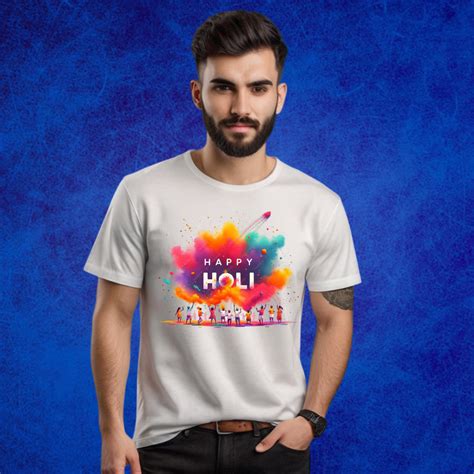 Festival of Colors T-Shirt – Happy Holi 2025 Edition – Mahakumbh Tshirt