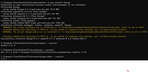 Django Admin Is Not Recognized 的图像结果