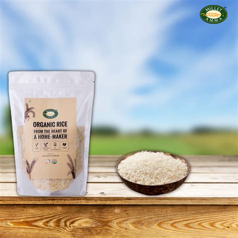 Basmati rice organic 500gm | Organic Basmati Rice - Millet Amma