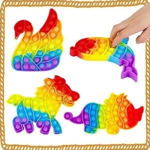 IGINOA Swan Horse Triceratops Sensory Anxiety Stress Relief Satisfying ...