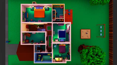 Floor Plan Of The Simpsons House | Viewfloor.co