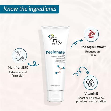 Buy FIXDERMA PEELONATE AHA FACE CLEANSER FACE EXFOLIATOR -100ML Online ...
