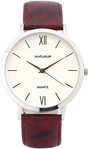 Nucleus Analog White Dial Men's Watch | Splash Proof Quartz Movement ...