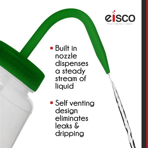 EISCO 2PK Wash Bottle for Methanol, 1000ml - Labeled India | Ubuy