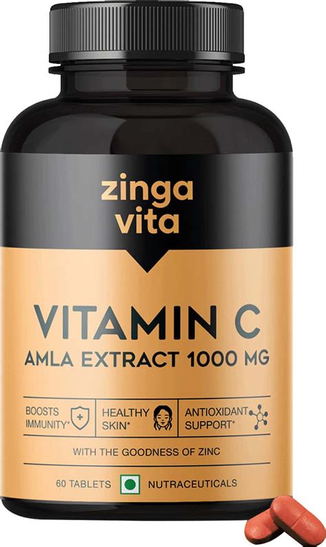 Buy PHARMEASY VITAMIN C (990MG) WITH ZINC (10MG) - POWERFUL IMMUNITY ...