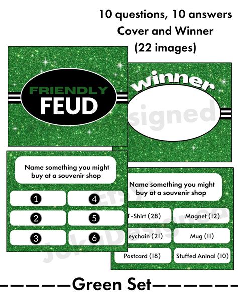 Friendly Feud Game Graphics Images (VOL 1) - Etsy