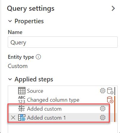 Image result for Power Query Add Custom Column Convert Column to Text