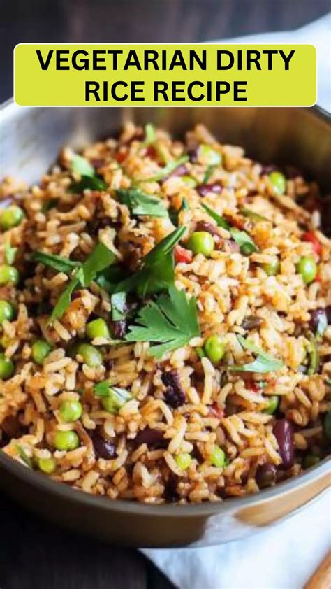 Vegetarian Dirty Rice Recipe - Cravefuly