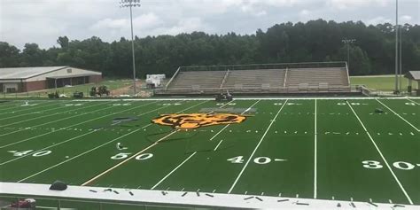 Timpson High School installs new turf field ahead of 2020-21 sports season