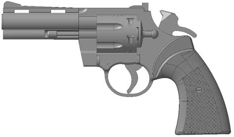 Miniature Homemade Colt Python Revolvers 的图像结果