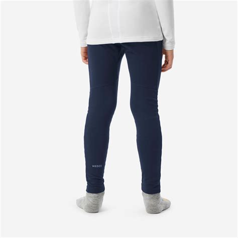 Kids' thermal ski base layer, BL 500 - Navy Blue WEDZE | Decathlon